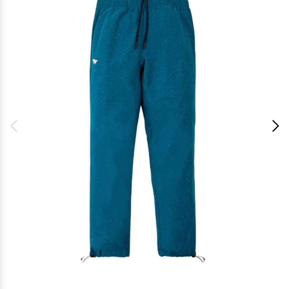 NWT! Paper Planes Speckled Planes Men's Sweatpant Deep Lagoon Size XL